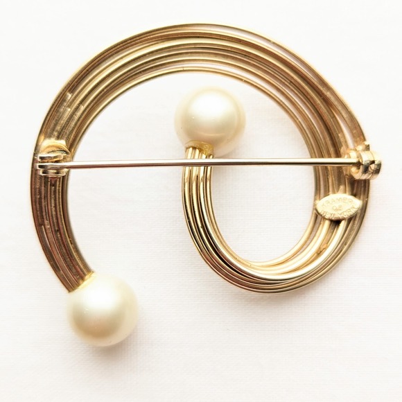 Vintage Kramer New York Atomic Brooch Lapel Pin - Picture 4 of 7